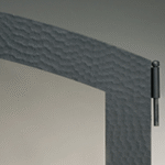 F1858 - Montecito Door Hammered Steel